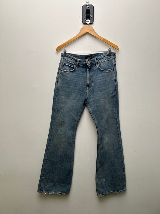 Preowned Balenciaga Lightwash Flare Denim Size 30