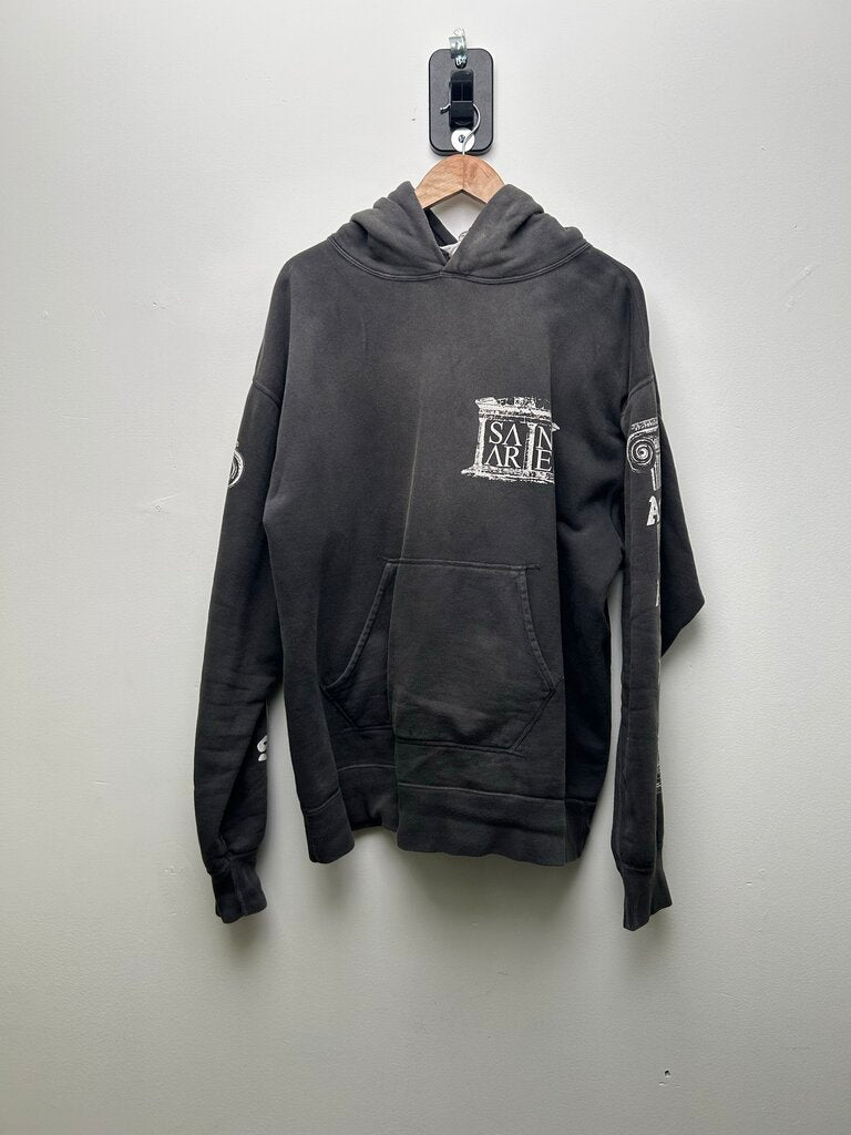 Preowned Saint Michael Aries Grey Hoodie Size XL