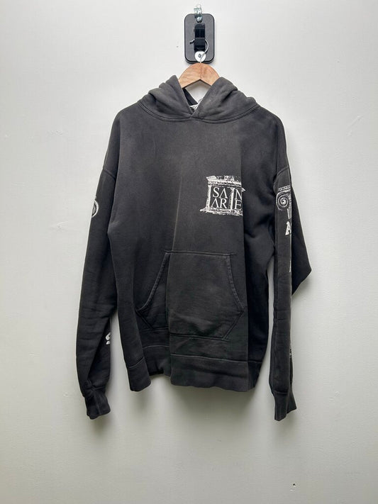 Preowned Saint Michael Aries Grey Hoodie Size XL