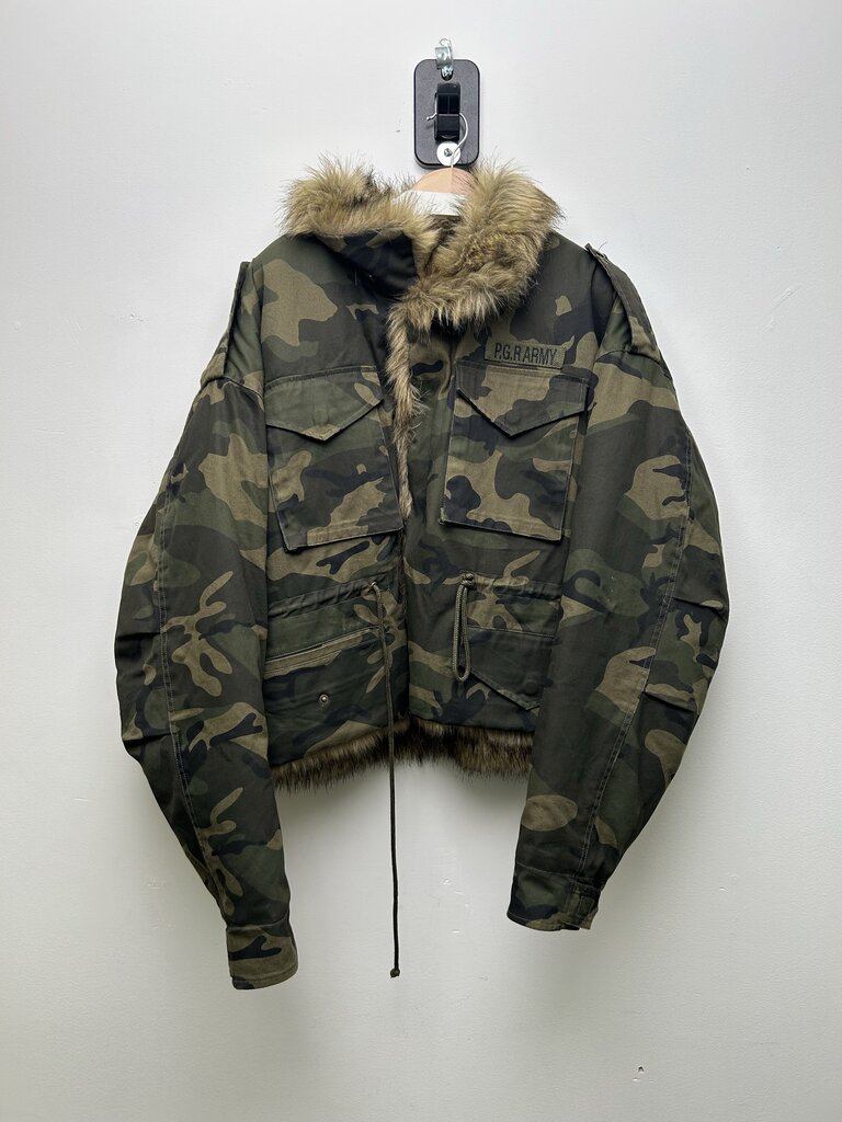 New Project GR Camo Parka Jacket Size 2