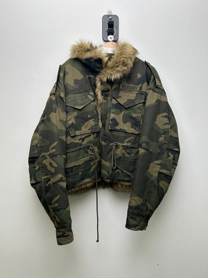 New Project GR Camo Parka Jacket Size 2