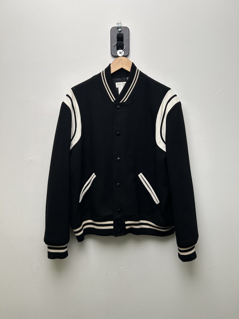 Preowned YSL Teddy Jacket Black Size 58