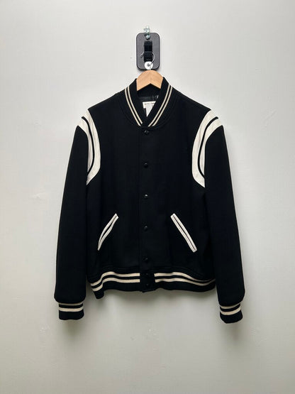 Preowned YSL Teddy Jacket Black Size 58