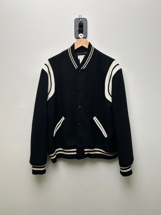 Preowned YSL Teddy Jacket Black Size 58