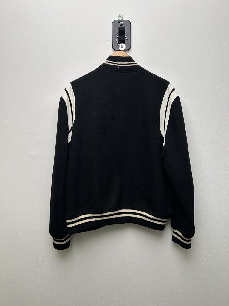Preowned YSL Teddy Jacket Black Size 58