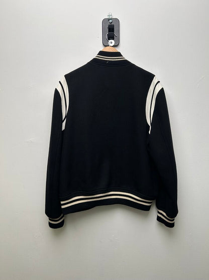 Preowned YSL Teddy Jacket Black Size 58