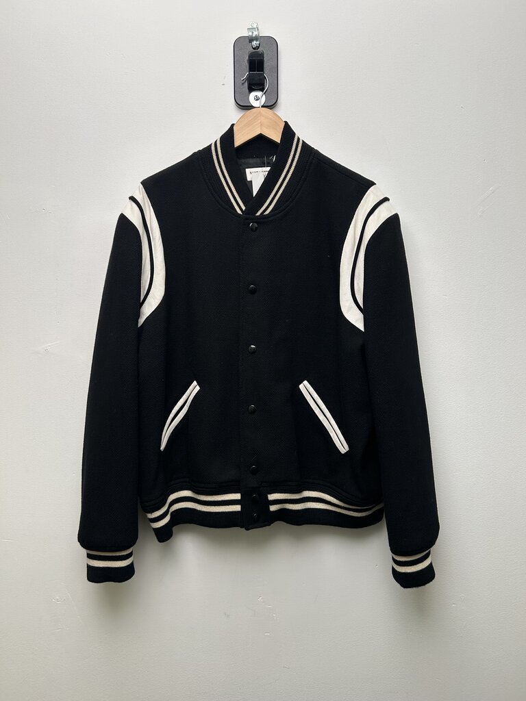Preowned YSL Teddy Jacket Black Size 58