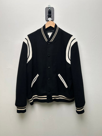 Preowned YSL Teddy Jacket Black Size 58