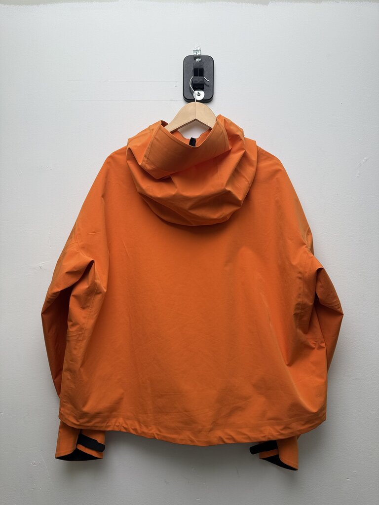 Preowned Gv Gallery Orange Glenci Rain Jacket Size Medium