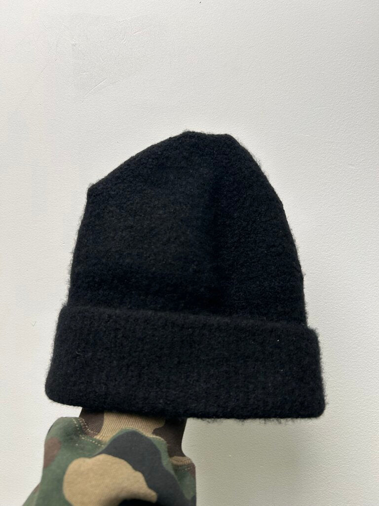 Chanel Black Glitter Beanie