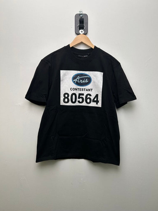 New Aris Tatolovich Black Tee Size Medium