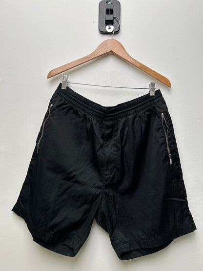 Preowned Givenchy Monogram Print Black Shorts Sz.56