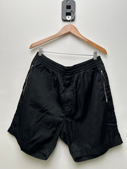 Preowned Givenchy Monogram Print Black Shorts Sz.56