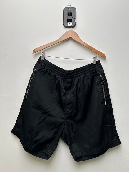 Preowned Givenchy Monogram Print Black Shorts Sz.56