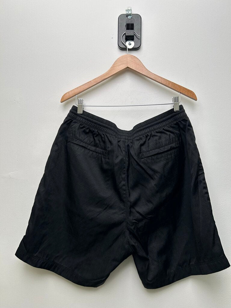 Preowned Givenchy Monogram Print Black Shorts Sz.56