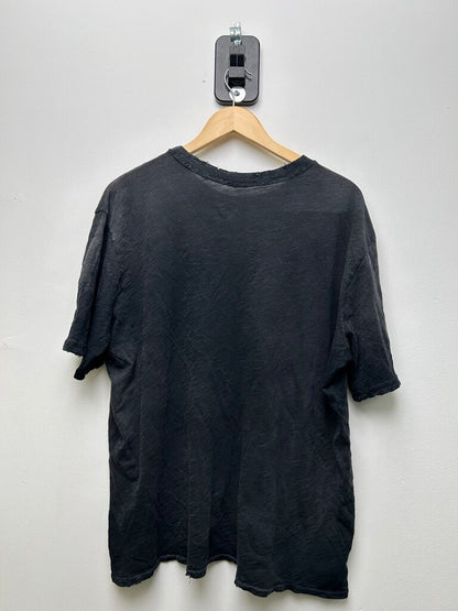 New GV Gallery Burger Head Black Distressed Tee size XL