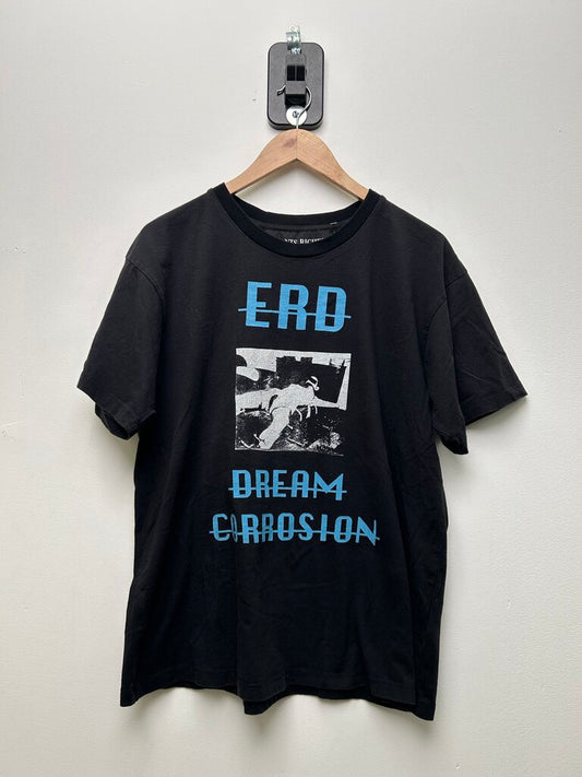 ERD Dream Corrosion Black Blue Tee size M