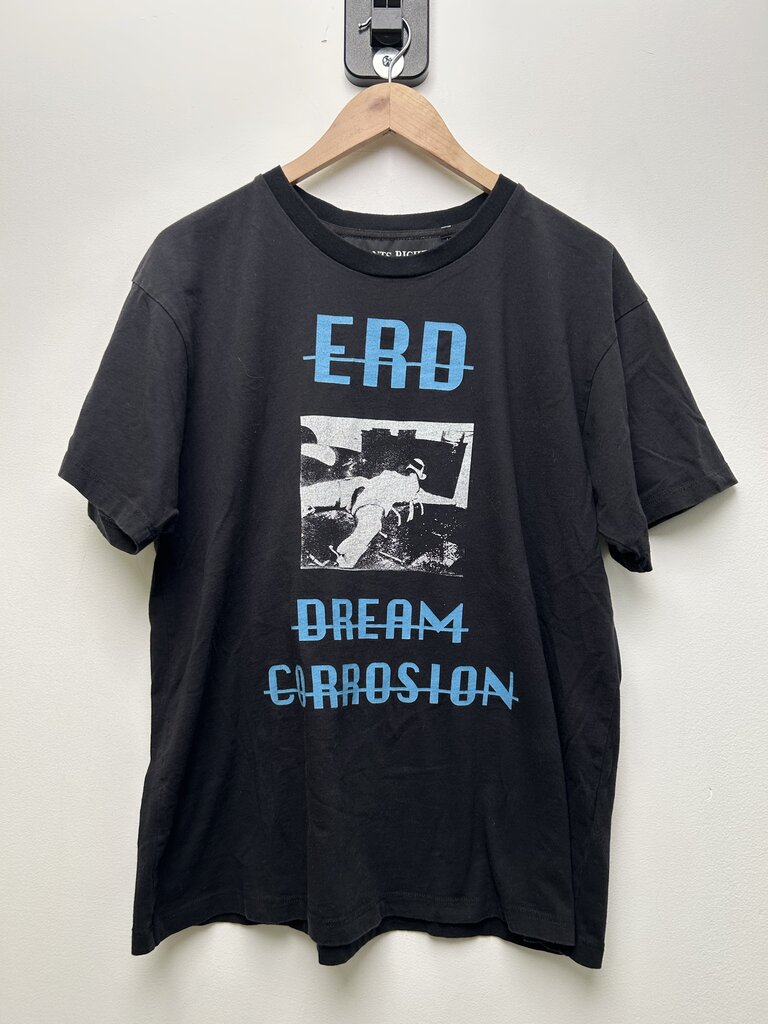 ERD Dream Corrosion Black Blue Tee size M