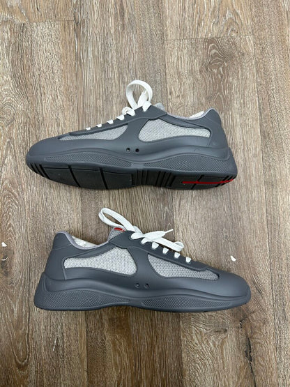 Preowned Prada Rubber America Cup Grey Grey size 42