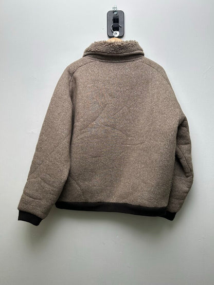 Miu Miu Brown Sherling Zip Up size XL