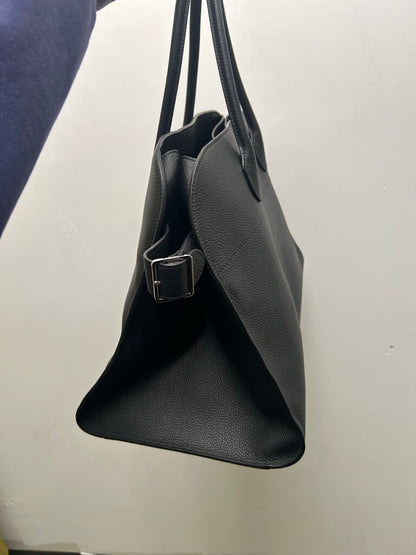 The Row Margaux Soft Leather BlackSize 17 Bag