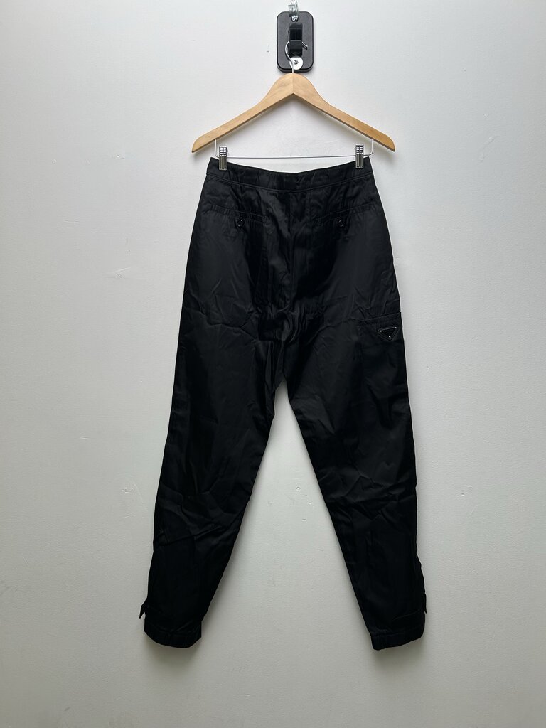 Preowned Prada Re--Nylon Black Sweatpants size 50(34)