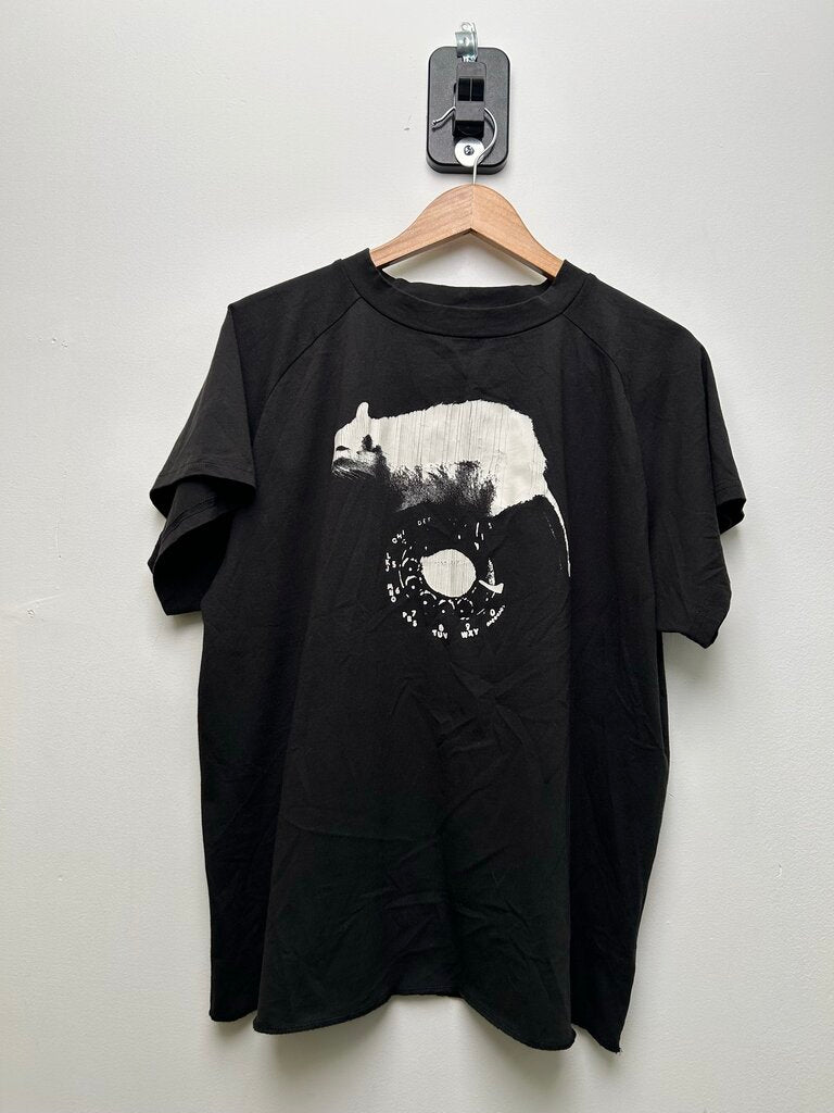 New ERD Rat Logo Black Tee size XL