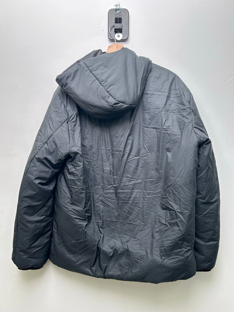 Prada Black Puffy Round Jacket Zip Up size XL