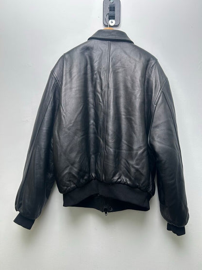 Balenciaga Black Leather Taxi Jacket size 2XS(L/XL)