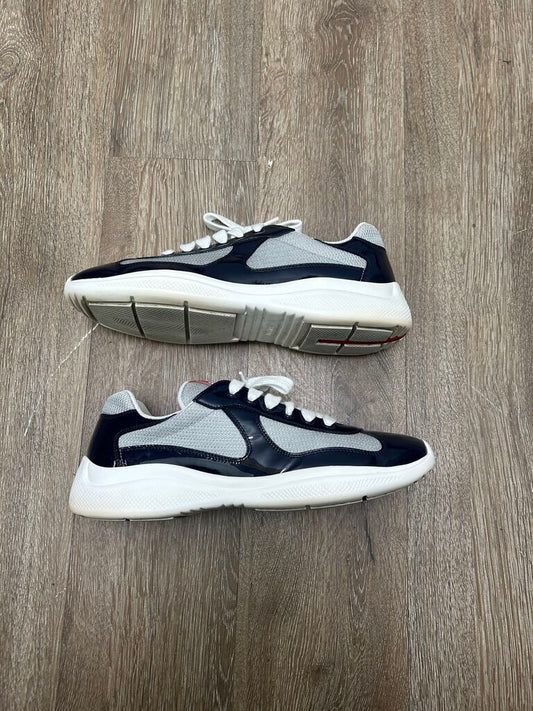Preowned Prada America Cup Navy 8(10)