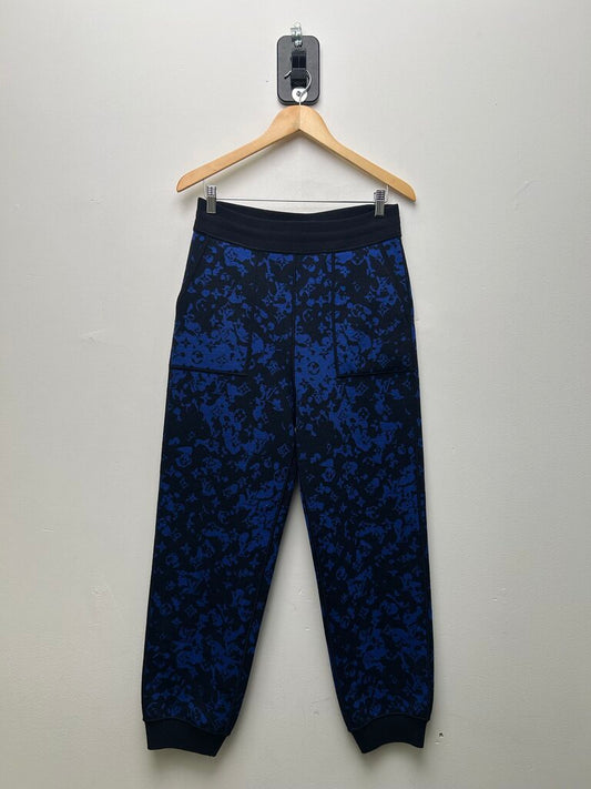 Preowned Louis Vuitton Blue Navy Camo Print Sweatpants Sz.