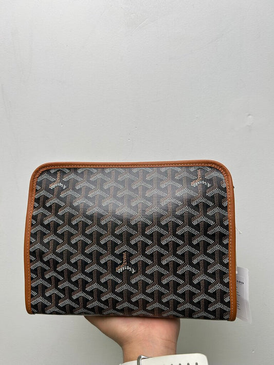 New Goyard Jouvence Toiletry Black & Brown PM
