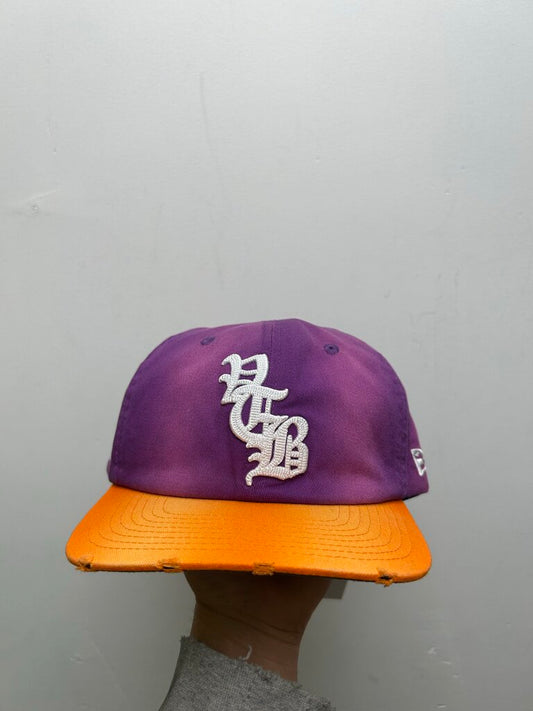 Vertabrae Purple Orange Baseball Hat