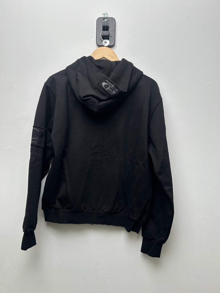 New Bottega Desires Black Zip Up Hoodie size M