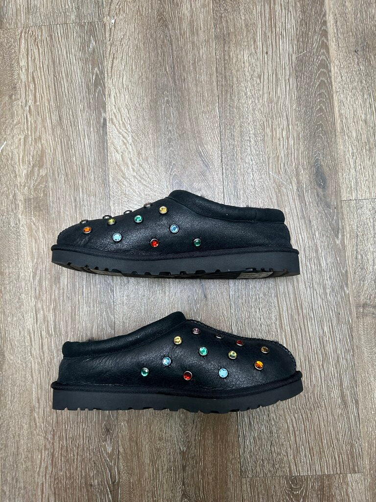 New Ugg Gallery Dept Low Rhinestone Black size 8/9
