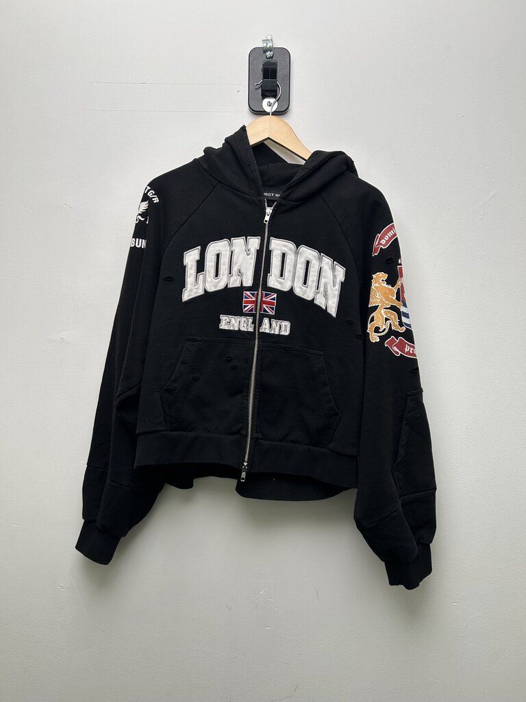 New Project G/R Black London Zip Hoodie size 1(S/M)