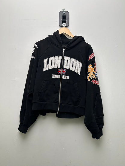 New Project G/R Black London Zip Hoodie size 1(S/M)