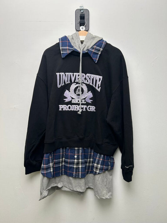 New Project G/R Hybrid Universite Crewneck Flannel size 2(M/L)