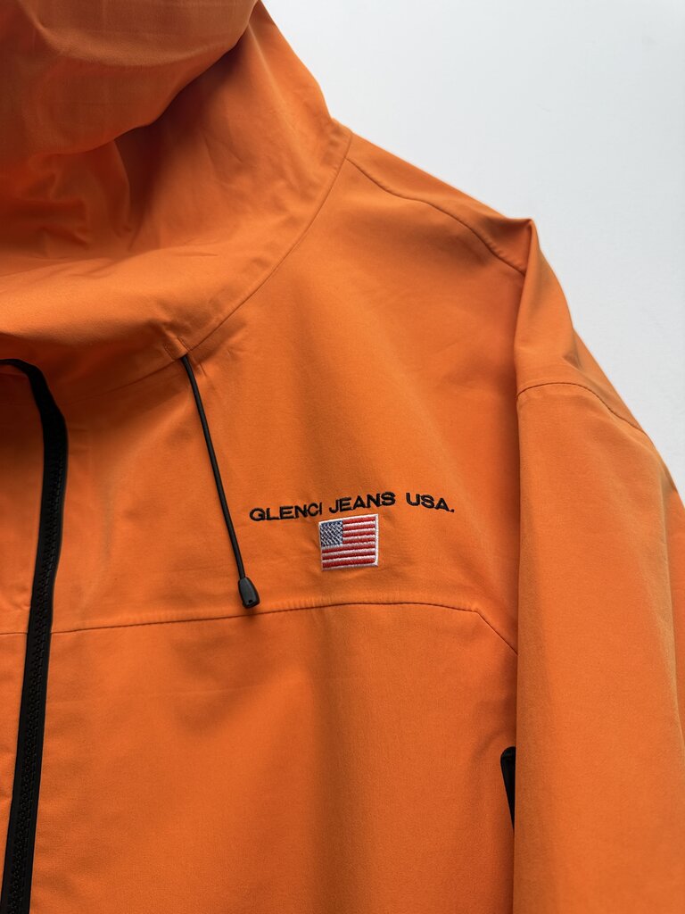 Preowned Gv Gallery Glenci Orange Rain Jacket Sz.Small