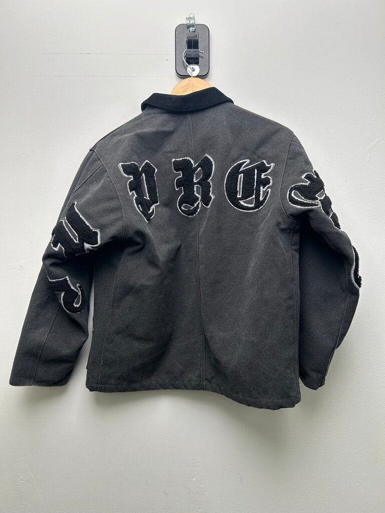New Supreme Work Spell Out Black Sz.Small