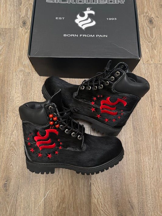 New Sicko Boot Black Mohair Size 43