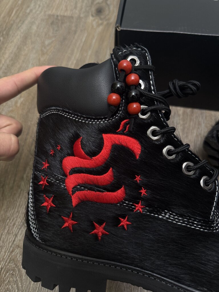 New Sicko Boot Black Mohair Size 43