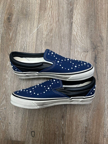 New Vans Blue Pearl Slip On Size 10.5