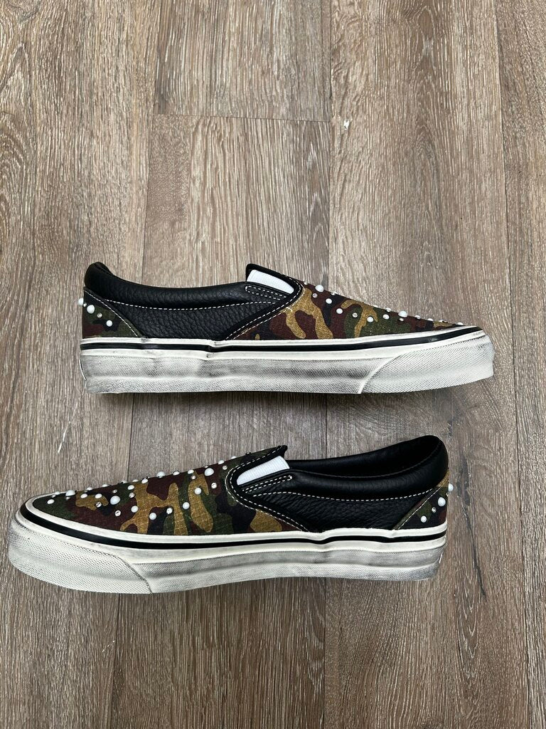 New Vans Camo Pearl Slip On Size 10.5