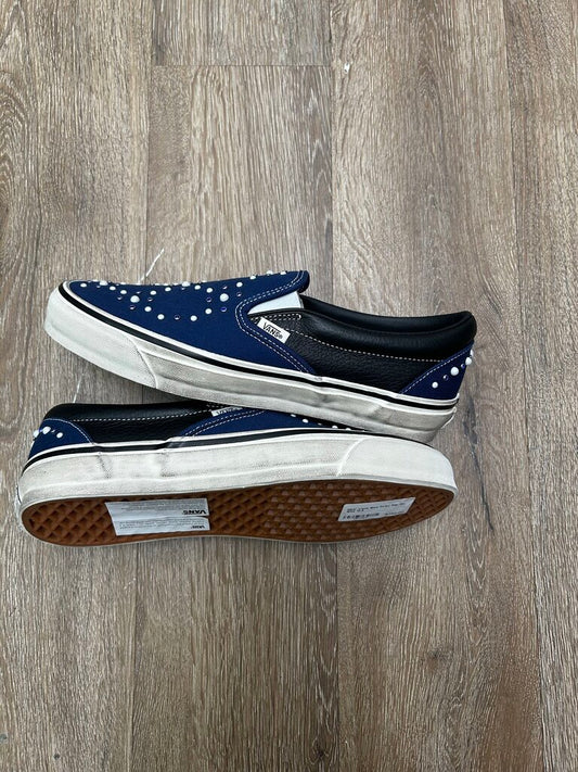 New Vans Blue Pearl Slip On Size 11