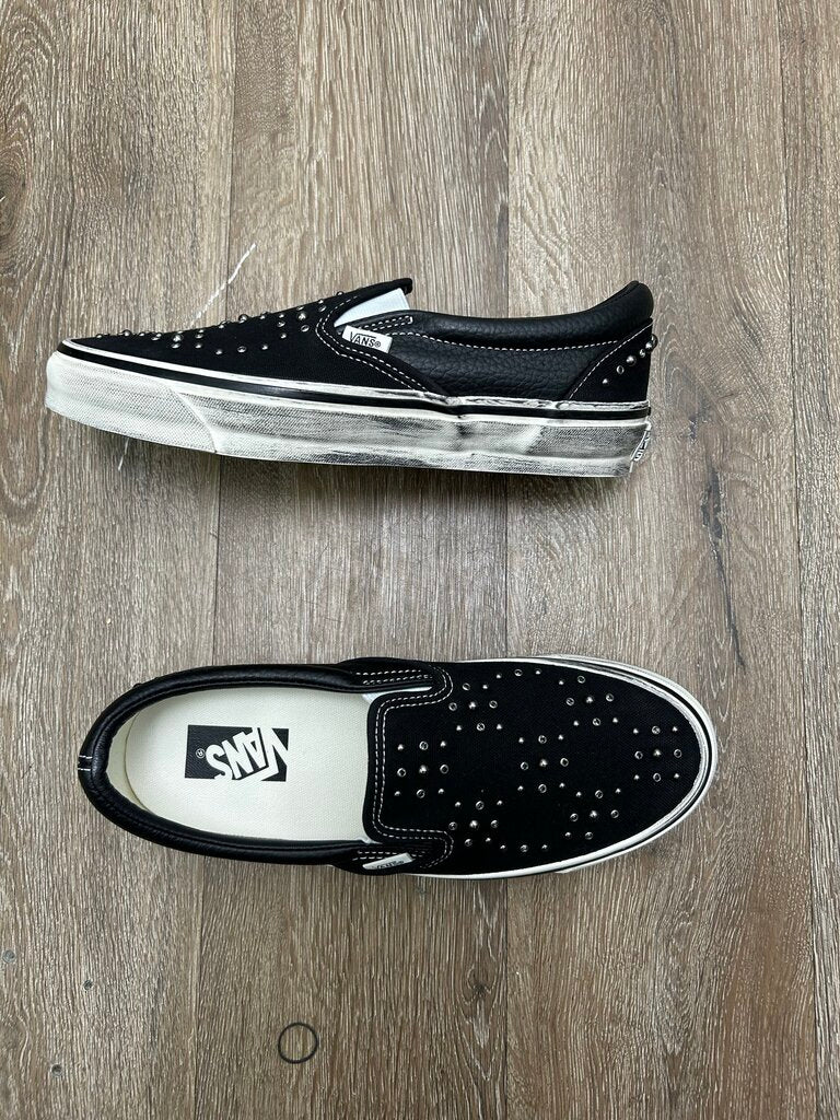 New Vans Black Pearl Slip On Size 9.5