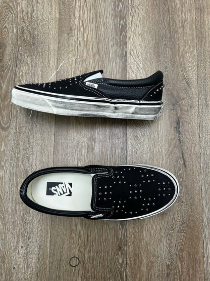 New Vans Black Pearl Slip On Size 9.5