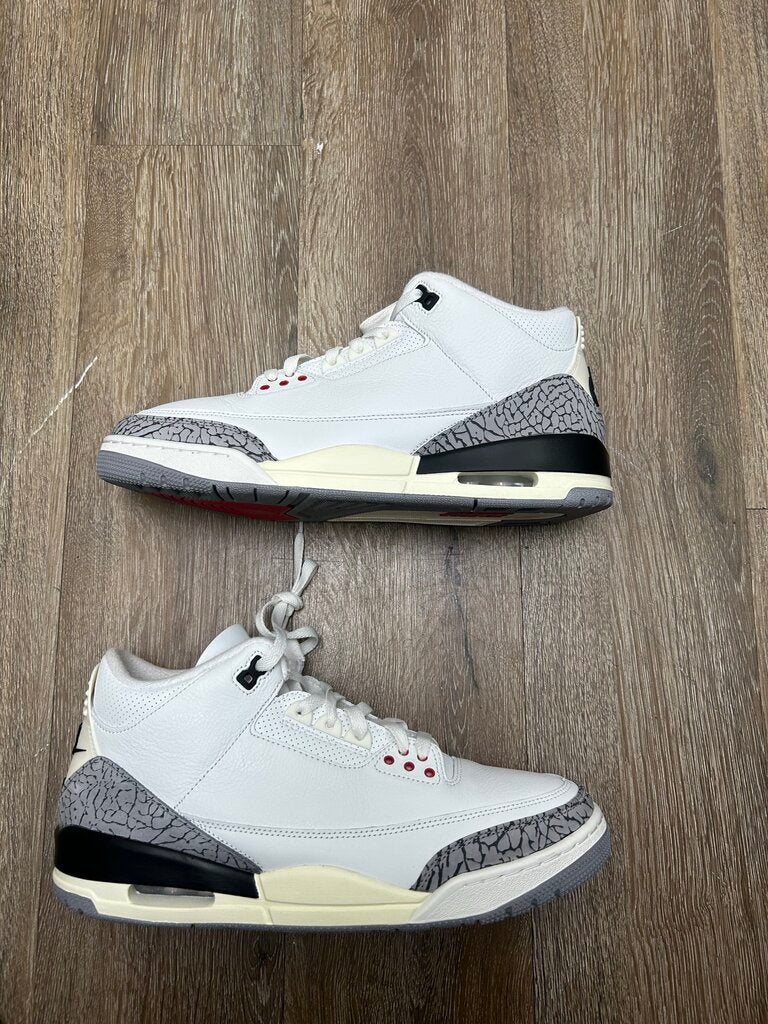 Preowned Jordan 3 White Cement Sz.11.5