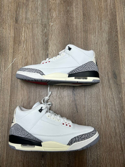 Preowned Jordan 3 White Cement Sz.11.5