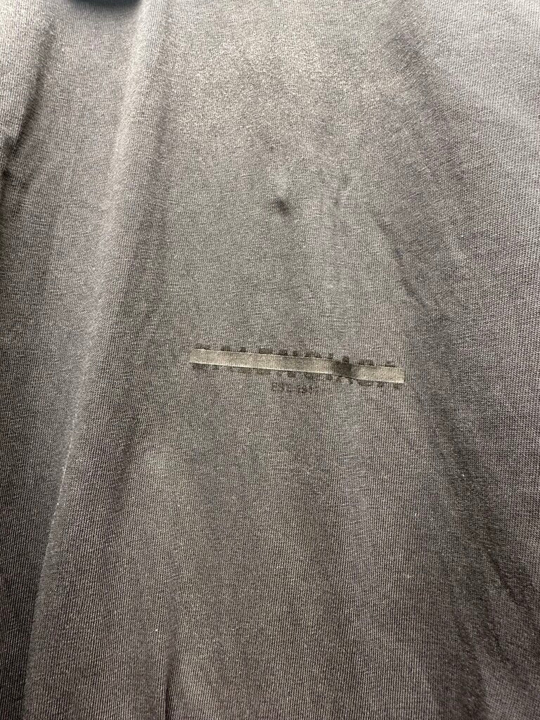 Preowned Balenciaga Black Line Logo Tee Size Large
